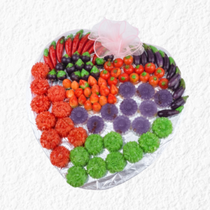 Assorted Traditional Dessert Platter with Ribbon