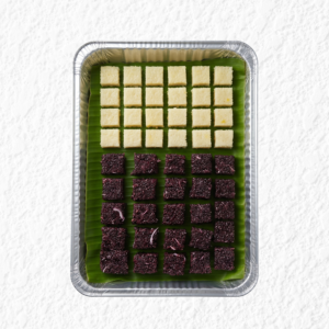 Dual-Tone Sticky Rice Cake Tray