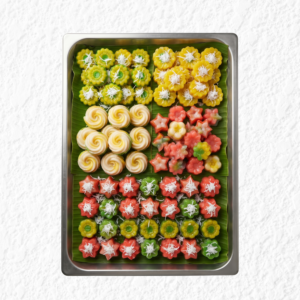 Assorted Traditional Flower and Swirl Dessert Tray